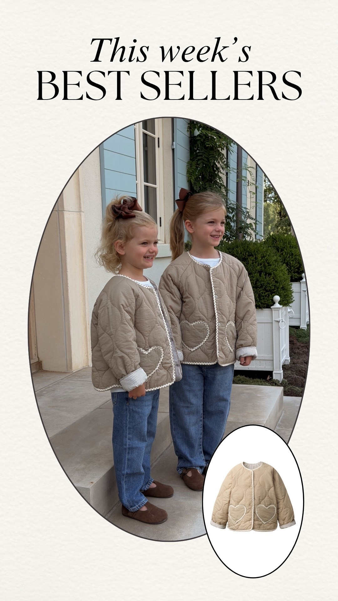 These zara jackets were a weekly best seller!! I love Zara for kids outfits!! These kids jeans are so perfect for fall and the quilted jacket is great for the transitional weather 🤎

#LTKmomlife #LTKKids #LTKootd