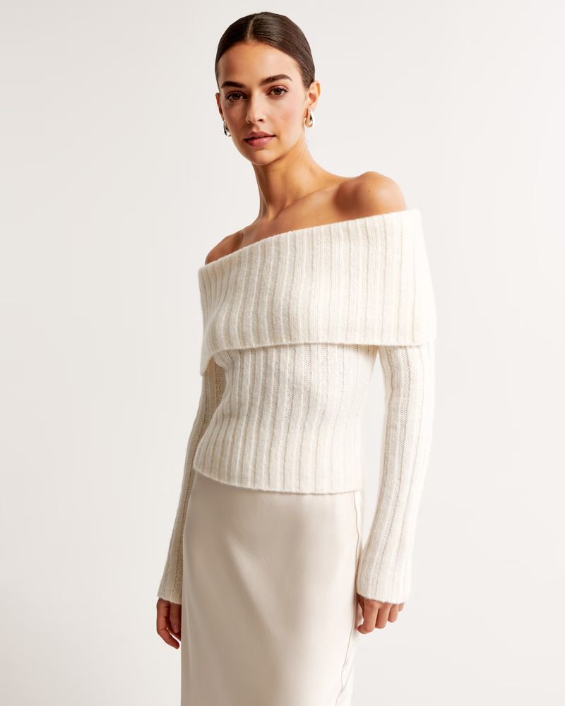 Off-The-Shoulder Sweater Top | Abercrombie & Fitch (US)