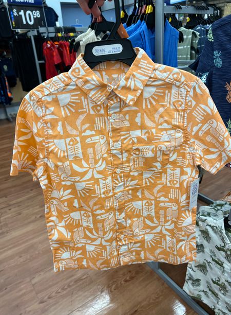 Walmart boys camp shirt ($8.48), four colorways and they’re all good! My oldest loves these! #kids button down Hawaiian resort summer cotton dressy casual shirt 

#LTKfindsunder100 #LTKstyletip #LTKfindsunder50