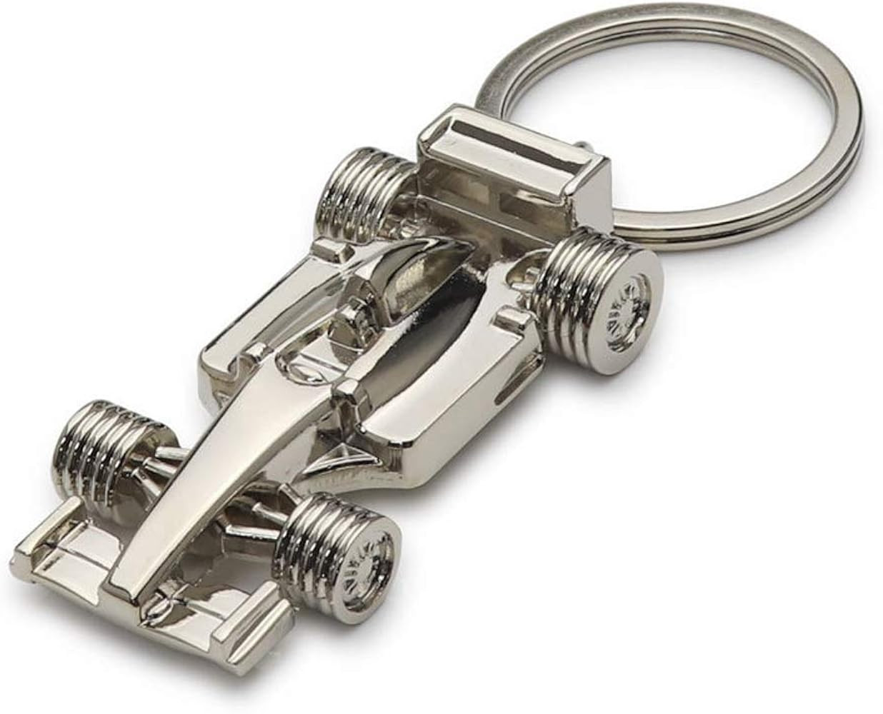 3D F1 Race Car KeyChain | Driver Keyfob gift for father husband boyfriends, Metallic, Medium | Amazon (US)