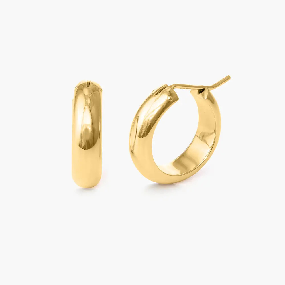 Dynamite Hoop Earrings - Gold Plated | Oak & Luna (US)