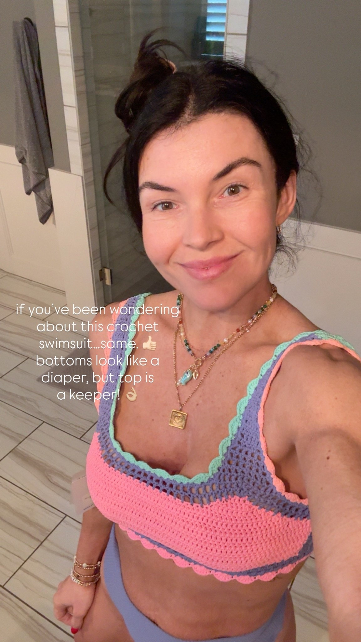 Prettiest little bikini top! 👙
size up! wearing a medium

Beach riot, swim, travel, beach, pool, swimsuit, bikini, bikini top, crochet

#LTKPetite #LTKSwim #LTKTravel