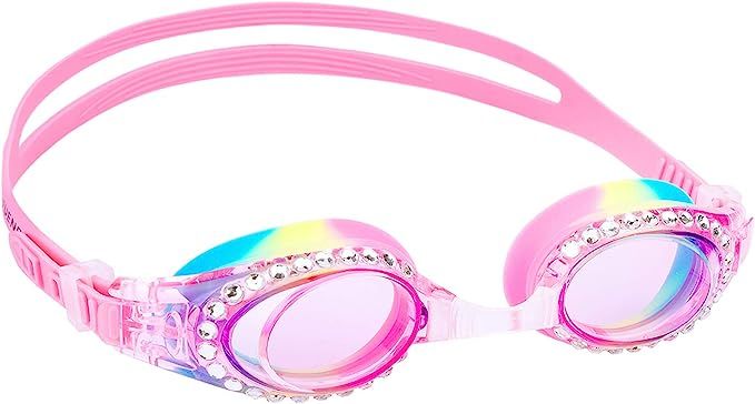 Yuenree Girls Goggles Swimming Kids - Swim Goggles for Girls Ages 3-14 - with Hard Travel Case | Amazon (US)