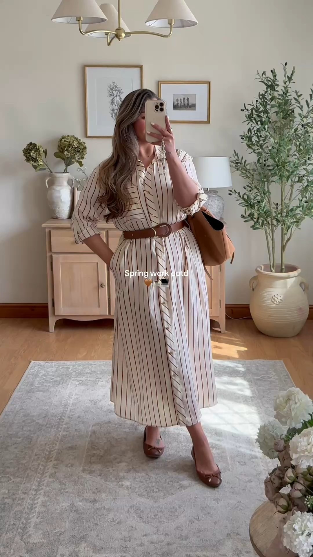 Spring workwear ootd 🤎🌼 

#LTKspring #LTKworkwear