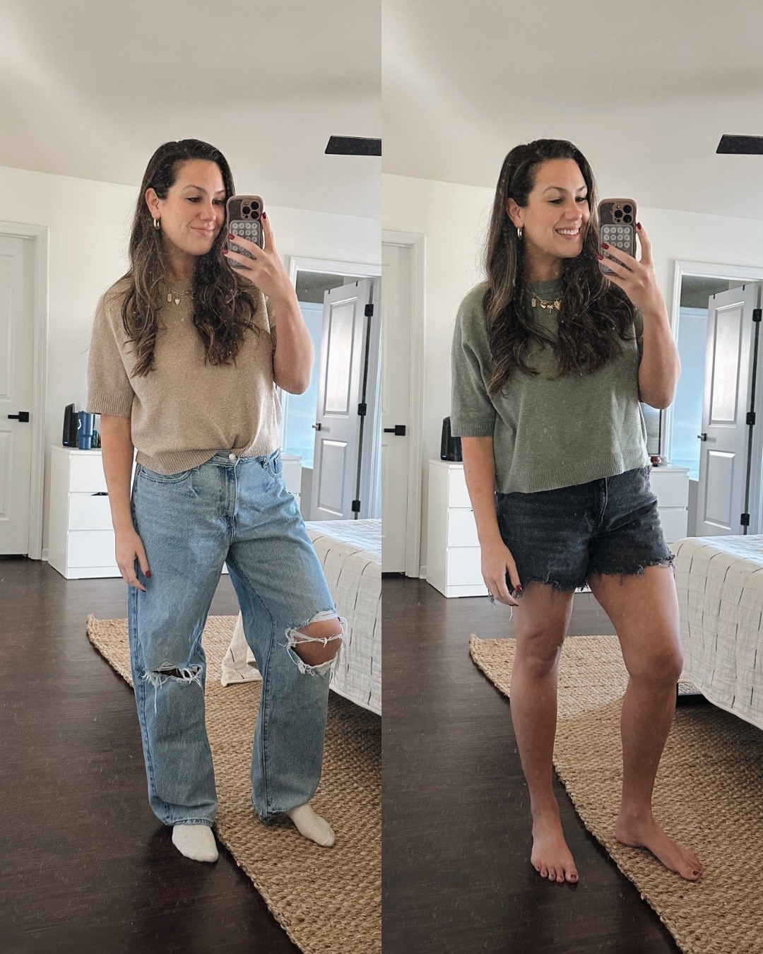 My work from home uniform! 💻

Wearing these tops from @target every single day!! 

XL in the tops! 
Size 10 in the shorts, size 12 in the jeans!
I’m 5”9!


#LTKSeasonal #LTKStyleTip #LTKMidsize