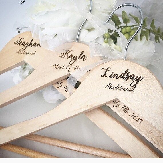 Personalized Wedding/ Bridesmaids Hangers  Wedding Hanger - Etsy | Etsy (US)