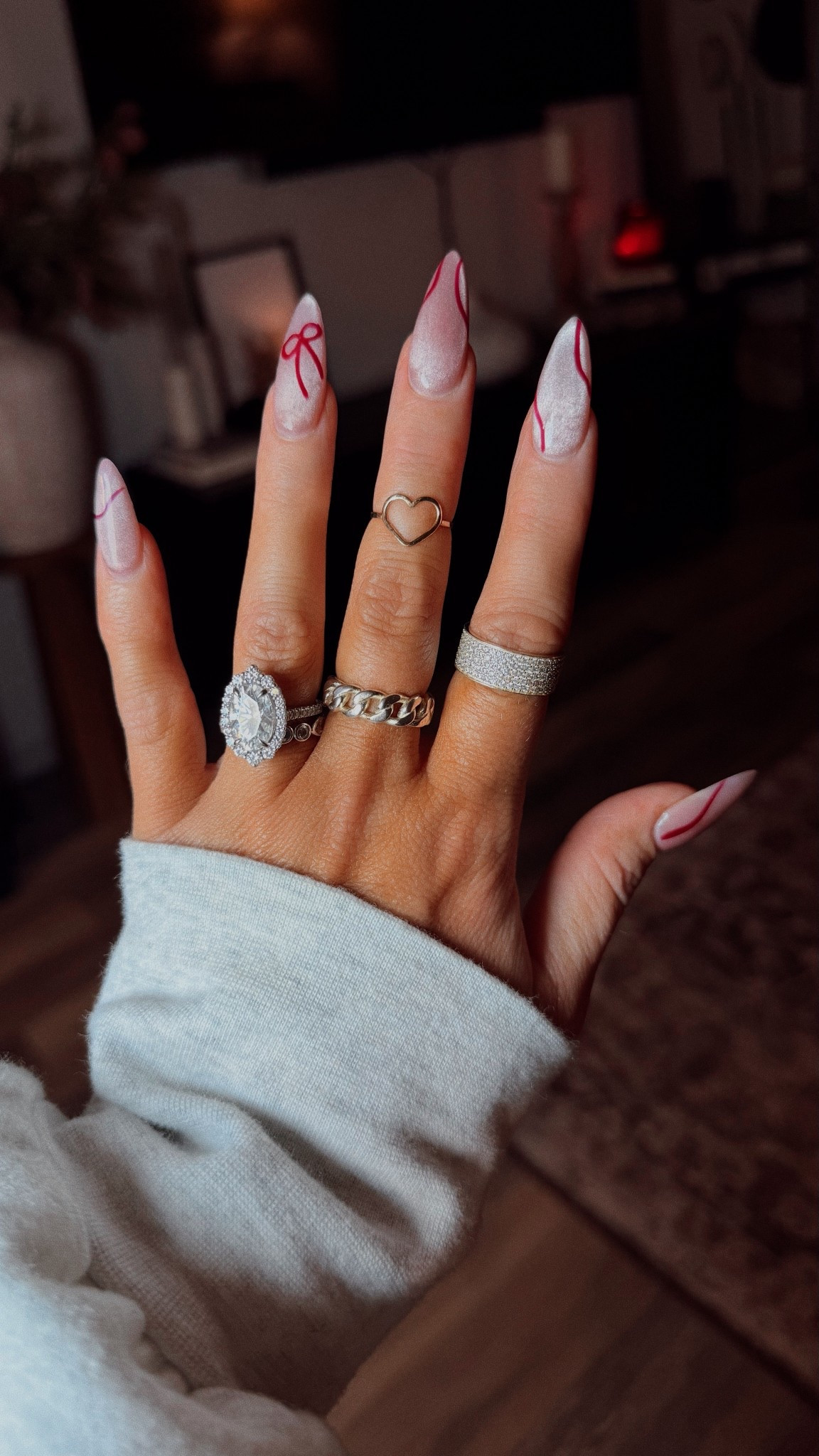 Holiday Nails 🎀✨ and my most requested Ring links 👏🏽 

#LTKFindsUnder100 #LTKGiftGuide #LTKHoliday