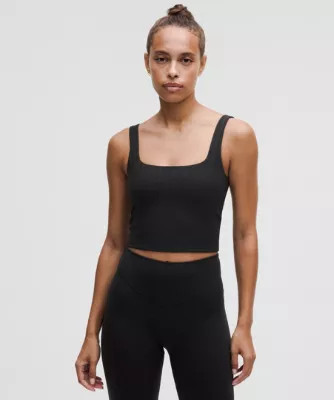 Wunder Under Cropped Tank Top Light Support, A/B Cup | lululemon (AU)