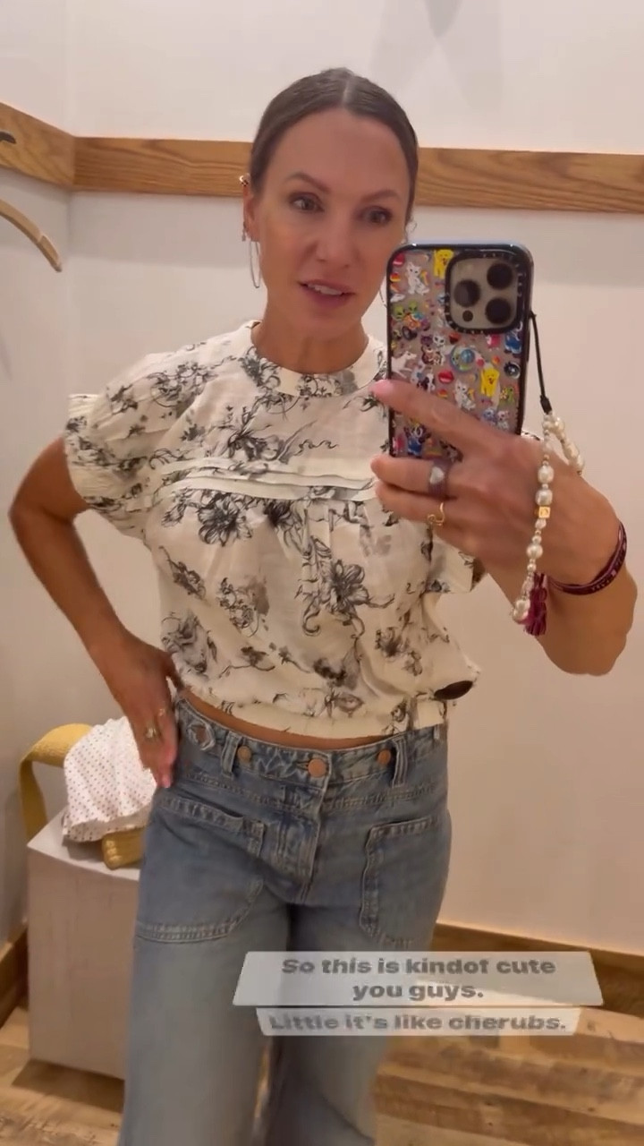 Shirt is anthro- size small! And pants are free people- size 25!