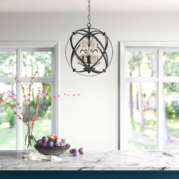 Rappaport 4 - Light Dimmable Globe Chandelier | Wayfair North America