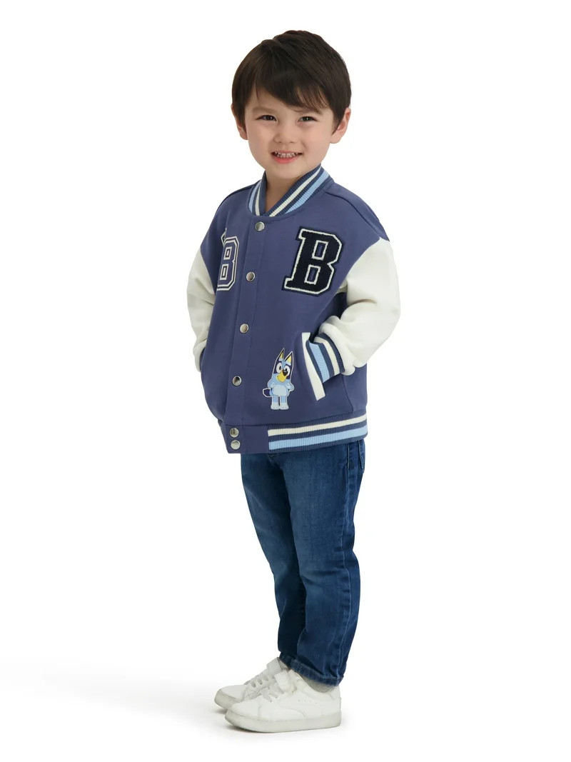 Bluey Toddler Boy Bomber Jacket, Sizes 12M-5T | Walmart (US)