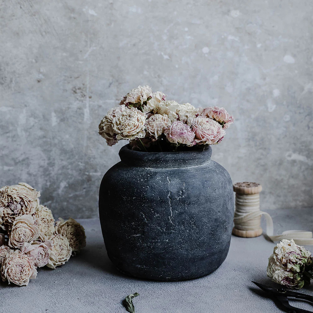 Rustic Vessel Vase | Roan Iris