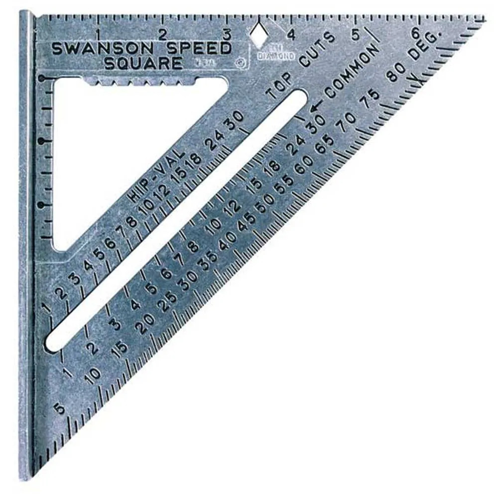 Swanson Tool Company Speed Square W/Black Markings, Blue Book | S0101 | Lowe's