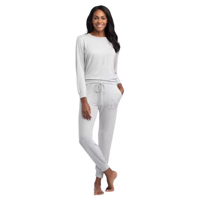 Softies Women's Dream Jersey Crew Neck Lounge Set | Target