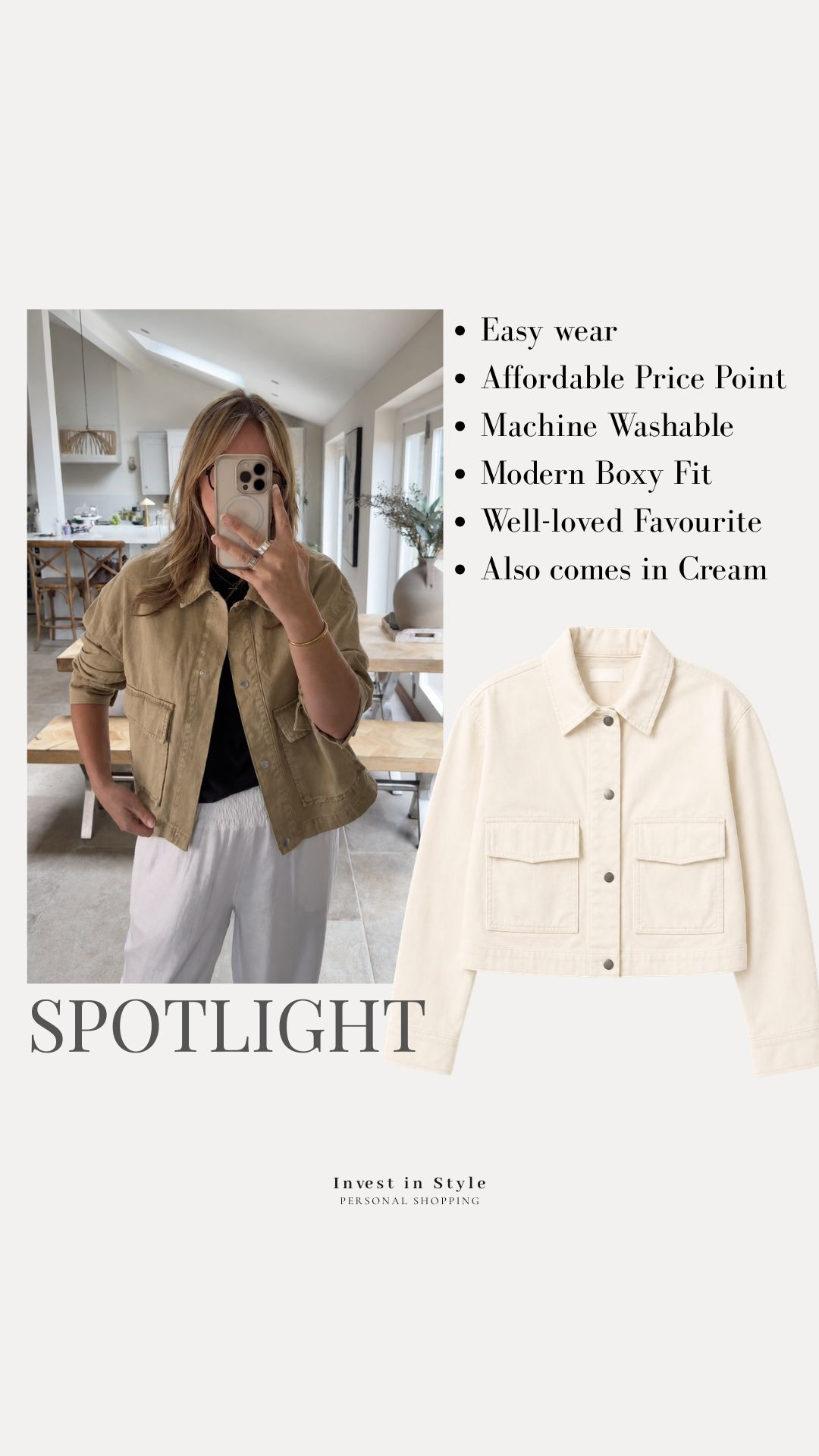 You loved this TU Clothing Twill Jacket and it's still got great stock in both the Cream and the Khaki! It's a great easy throw-on piece and is a versatile, lighter layered jacket that will go with many summer items!  

Khaki Utility Jacket, Cropped Boxy Jacket, Lightweight Layering Piece, Easy Everyday Jacket, Summer Staple, Summer Jacket 
 

 #LTKuk #LTKsummer #LTKeurope