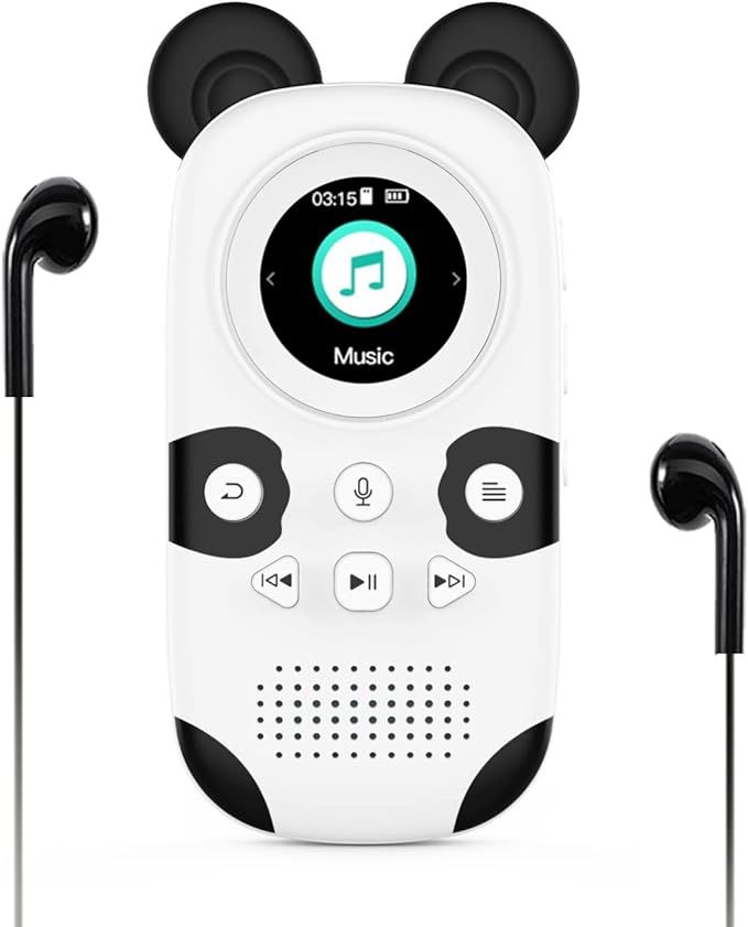 RUIZU 16GB MP3 Player for Kids, Cute Panda Portable Child Music Player with Bluetooth 5.0, Speake... | Amazon (US)