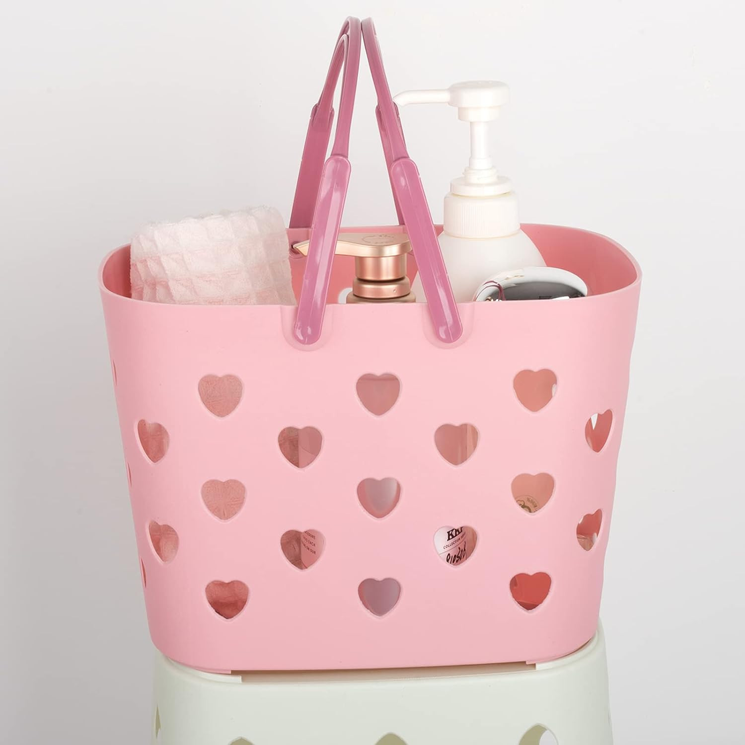 Anyoifax Portable Shower Caddy Tote Plastic Storage Basket with Handle Box Organizer Bin for Bath... | Amazon (US)