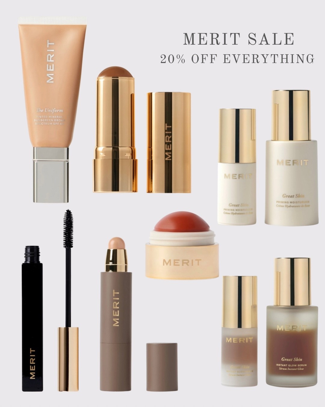 everything I use from merit & absolutely love! 20% off site wide !

#LTKBeauty #LTKgrwm #LTKCyberWeek