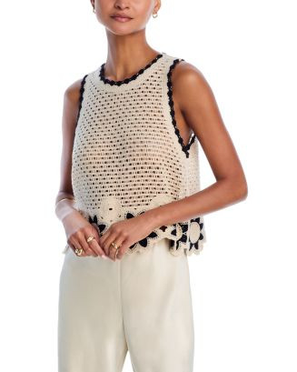 Crocheted Sleeveless Sweater | Bloomingdale's (US)