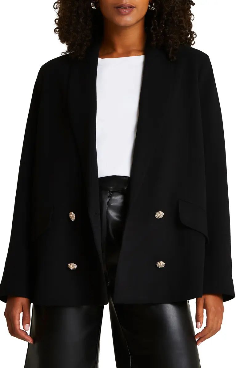 Structured Double Breasted Blazer | Nordstrom