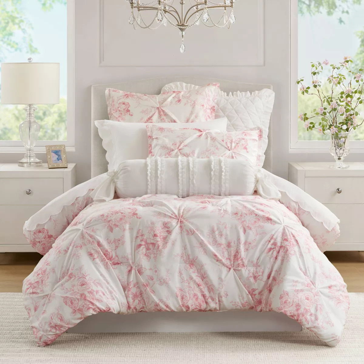 Armoire Collection Toile Floral Comforter | Target