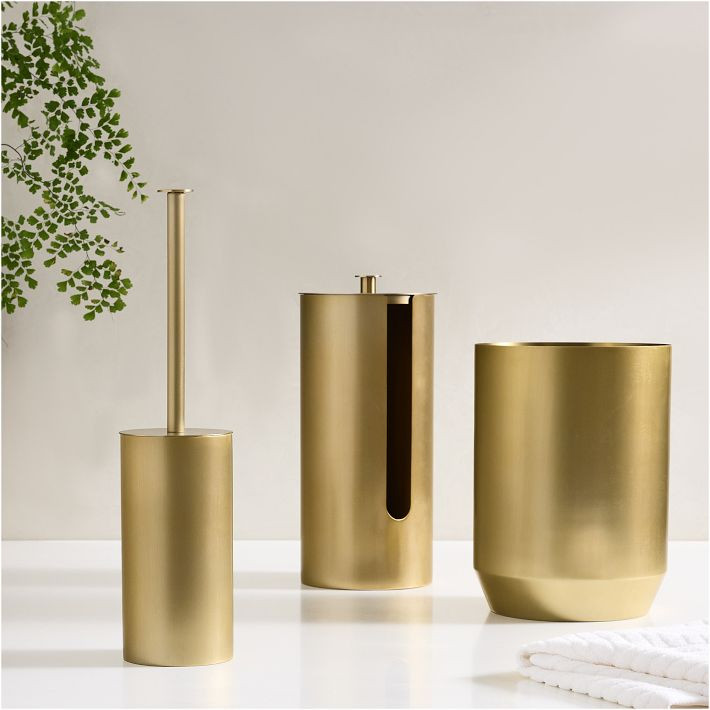 Caspian Metal Toilet Paper Storage | West Elm (US)