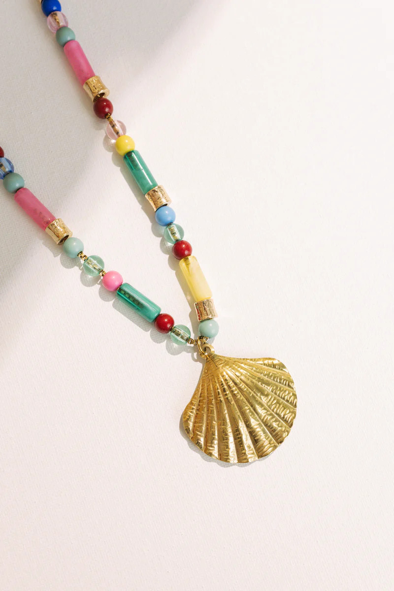 Summer Shell Beaded Necklace | BÉLJOY