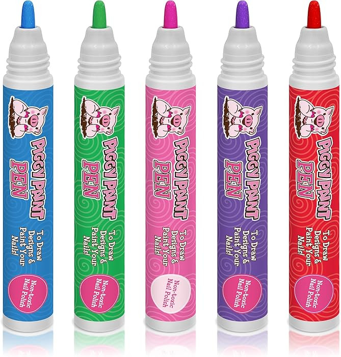 Piggy Paint | 100% Non-Toxic Girls Nail Polish Pen Marker | Safe, Cruelty-free, Vegan, & Low Odor... | Amazon (US)