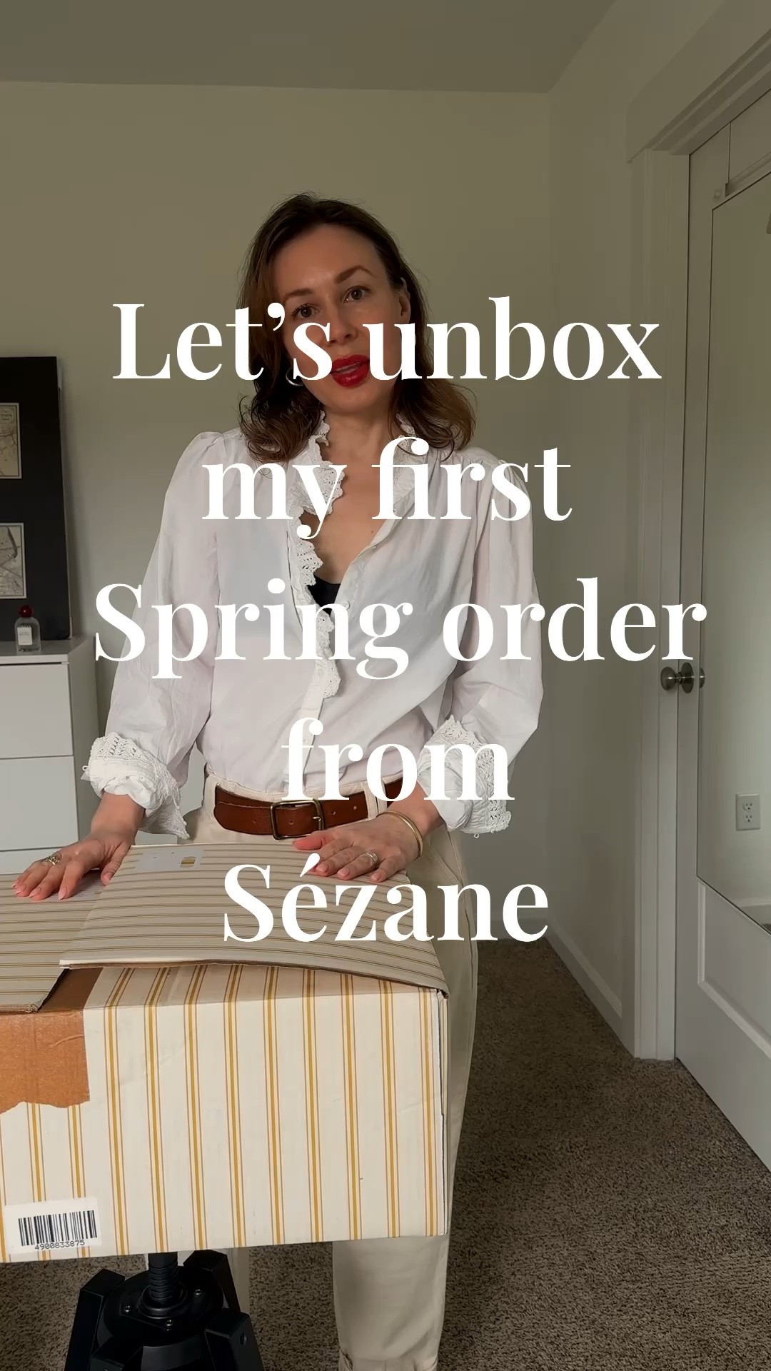 Unboxing my first Spring order from  Sézane: suede 🥿 ballet flats, a beautiful linen blazer, a sweatshirt and off white pants/chinos. What item did you like the most? 

#LTKworkwear #LTKSeasonal #LTKVideo