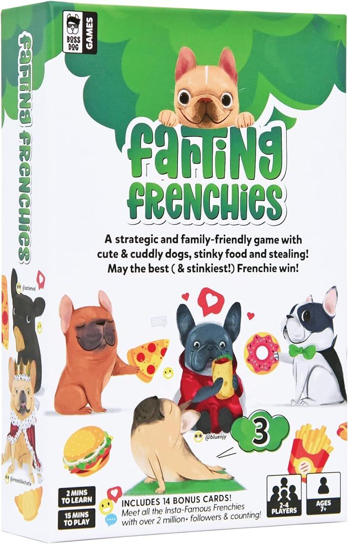 Farting Frenchies - Fast-Paced Strategic Card Game for Kids & Adults - Simple Setup, 20 Min Playt... | Amazon (US)