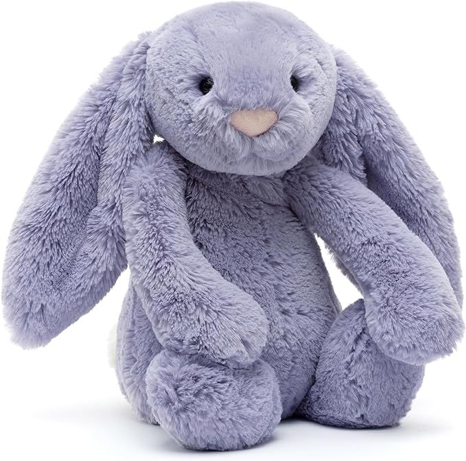 Jellycat Bashful Viola Bunny Stuffed Animal Plush Toy, Medium | Amazon (US)