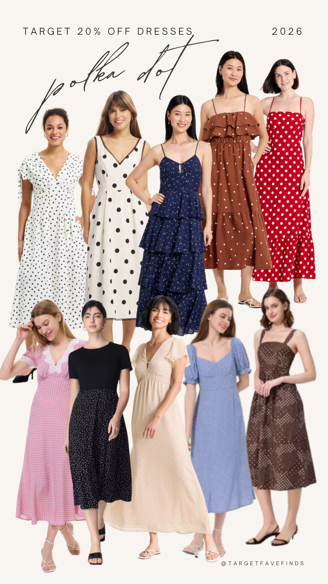 Target style polka dot summer dresses 2026 on sale for 20% off, wedding guest dress, mother's day dress 

 #LTKMothersDay #LTKootd #LTKSeasonal