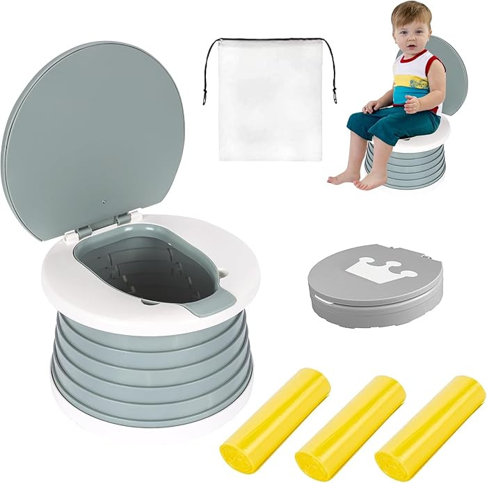 portable, foldable potty seat for toddler, Training Toilet Seat Emergency Toilet for Car, Camping... | Amazon (US)