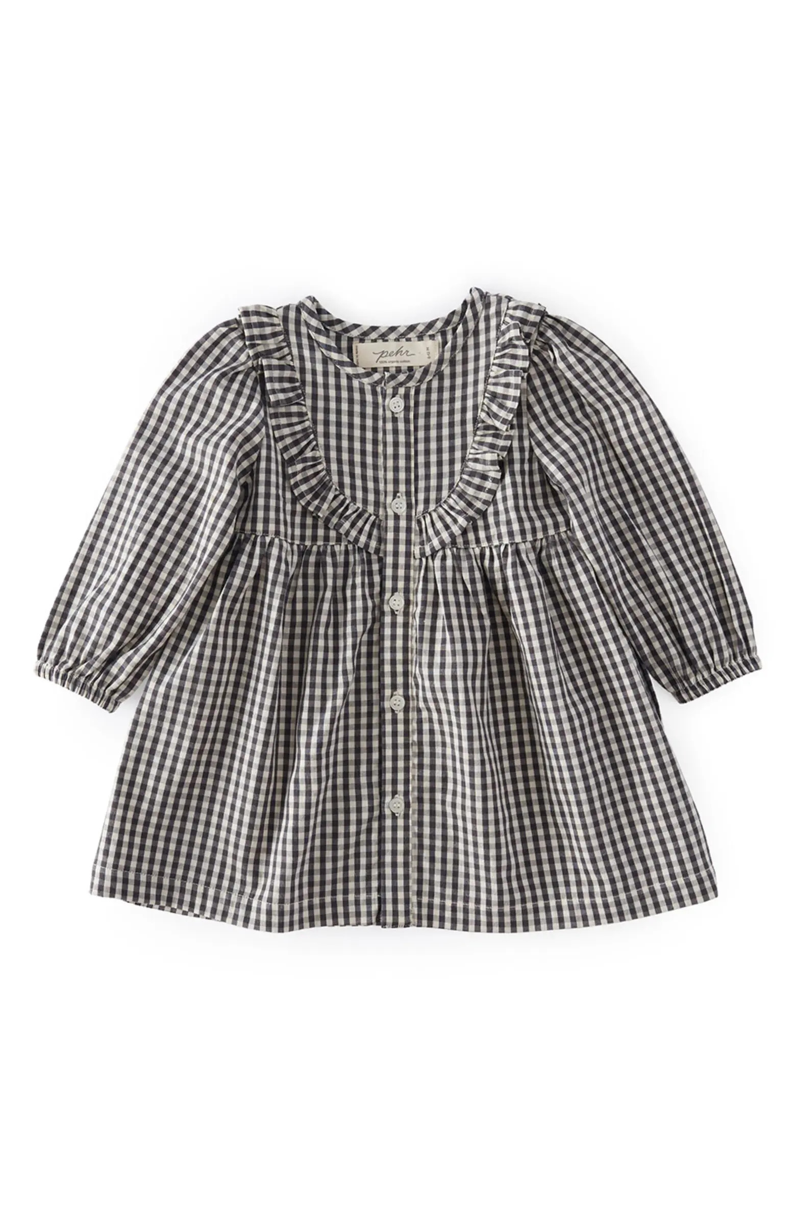 Pehr Gingham Ruffle Organic Cotton Dress | Nordstrom | Nordstrom