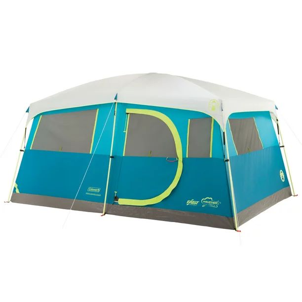 Coleman® 8-Person Tenaya Lake™ Fast Pitch™ Cabin Camping Tent with Closet, Light Blue - Walm... | Walmart (US)