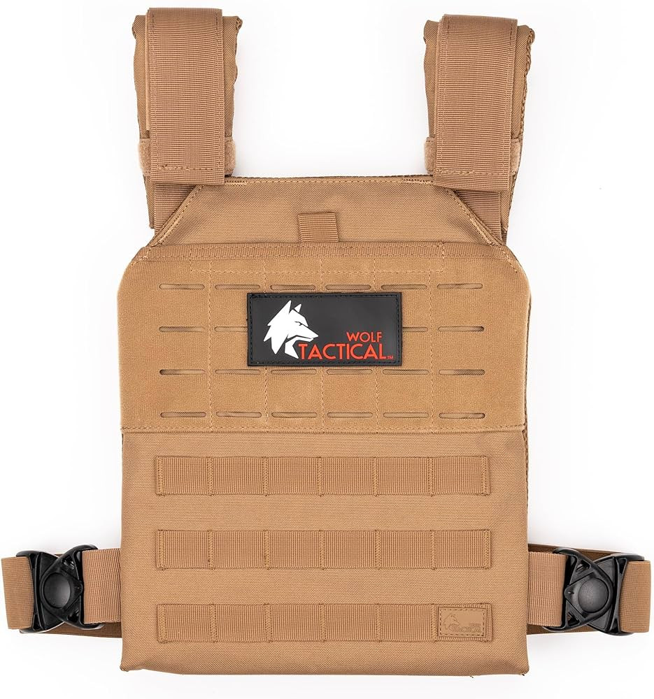 WOLF TACTICAL Simple Weighted Vest Men Womens Weighted Vest for Walking Running Training Rucking ... | Amazon (US)