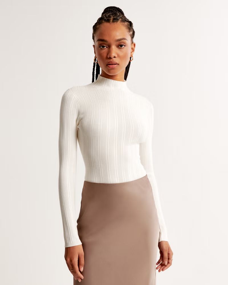 Turtleneck Sweater Bodysuit | Abercrombie & Fitch (US)