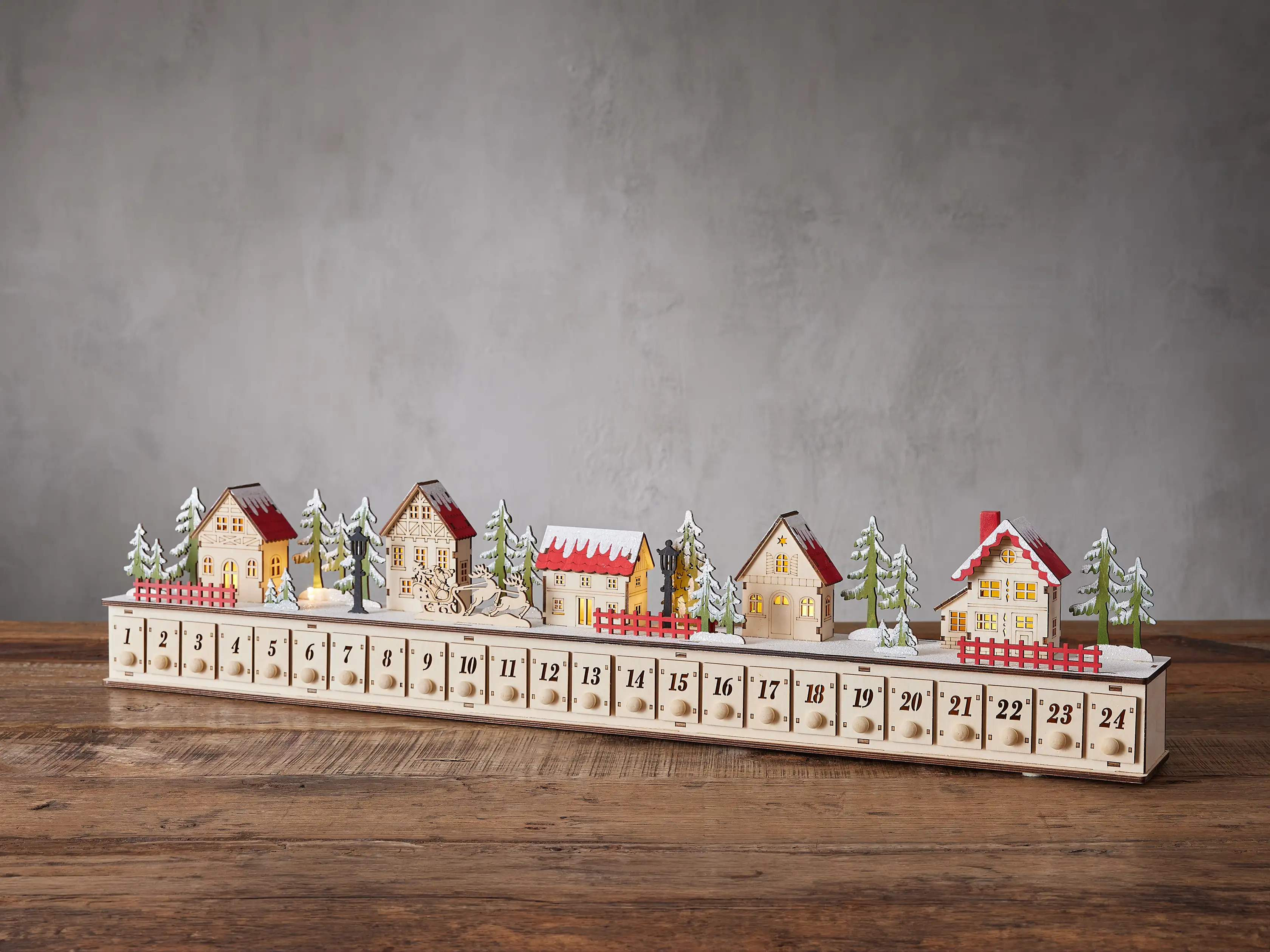 Snowy Alpine Advent Calendar | Arhaus