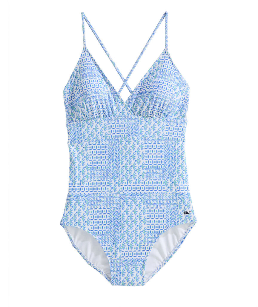 OUTLET Patchwork Geo One Piece | vineyard vines