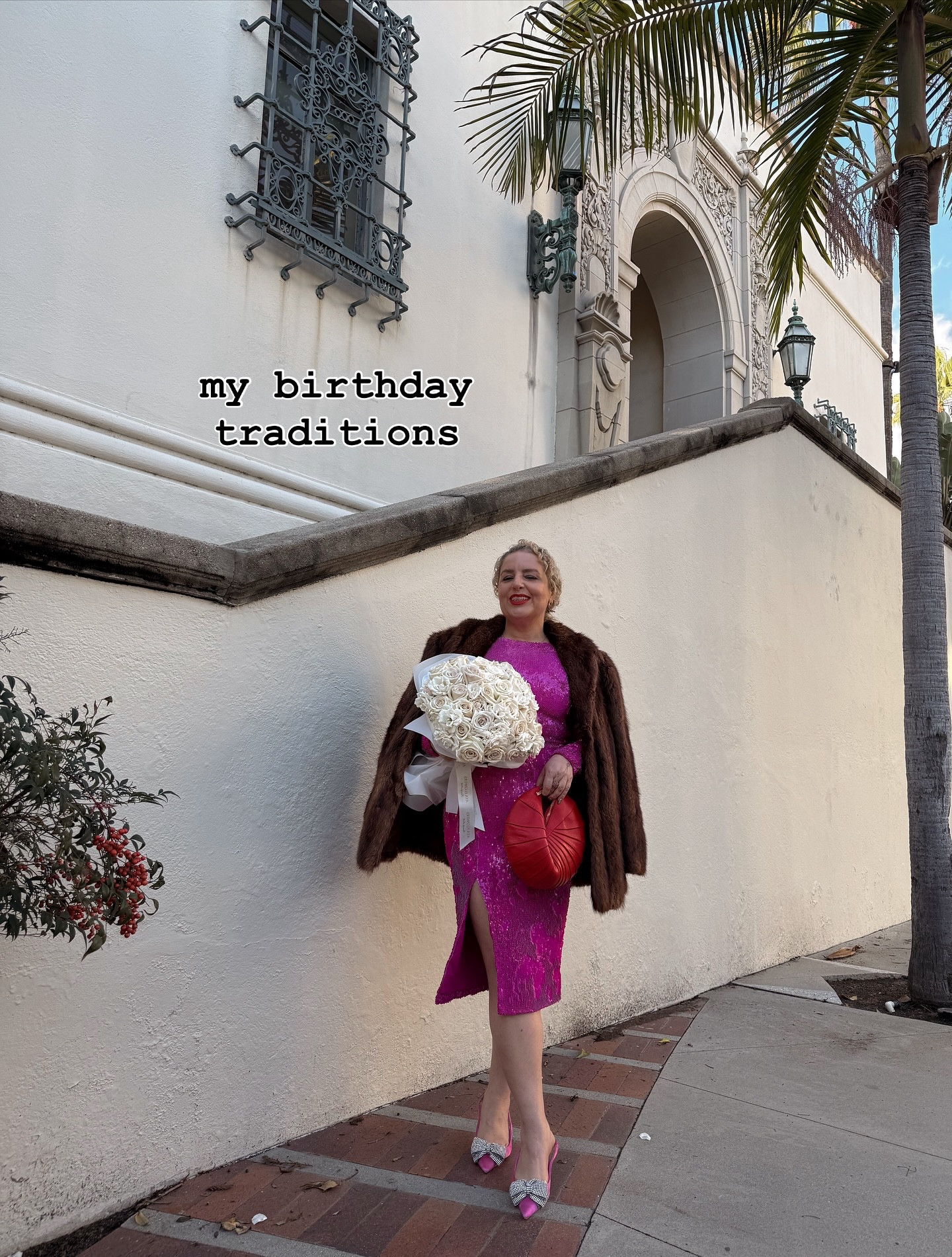 My birthday traditions are pretty simple 💟
• A photoshoot with @anna_mezhuieva from @aya_flowers_beverlyhills because at this point we don’t even question it. 💐

• Dessert for breakfast because… birthday rules. 🎂

• Sleeping in like it’s my job.

• A family dinner at our favorite restaurant (TG). New favorite this year! 🍽️

• And every year I gift myself something but this year I definitely took it to another level. Swipe to see what I did. 🙈

Also, I’ve always loved the Hebrew idea that birthdays are more about giving than receiving. 

It reminds me that this day isn’t about people fussing over me. it’s about taking care of myself, filling my own cup, and showing up with more light to give. That’s the part that makes it feel special.