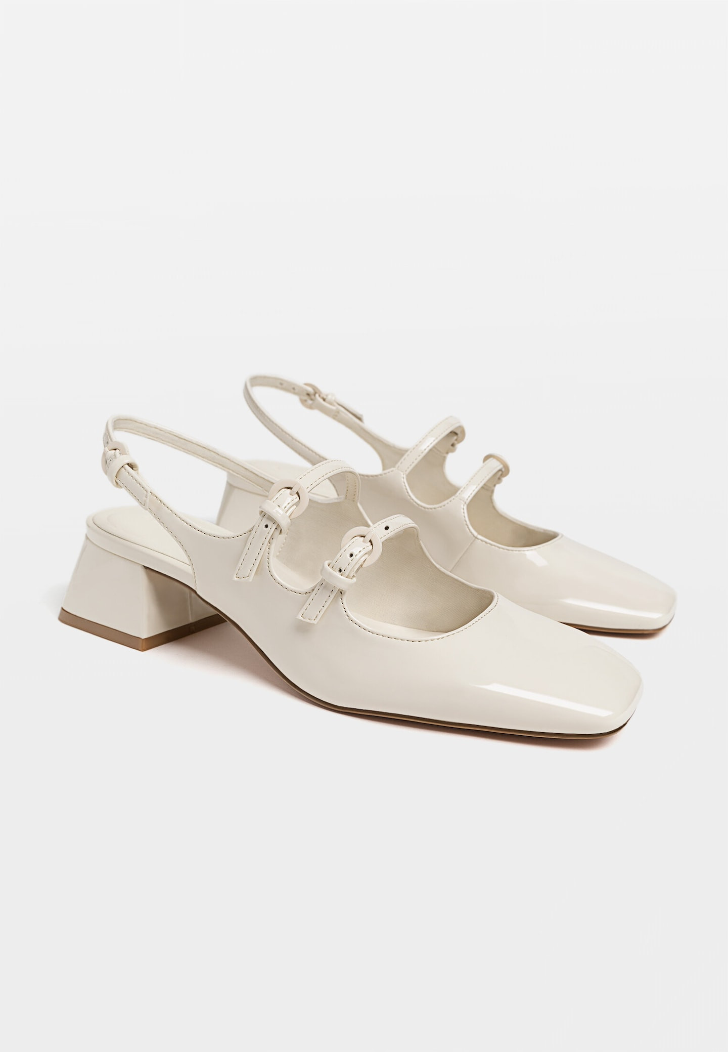 Heeled slingback Mary Jane-style shoes | Stradivarius (UK)