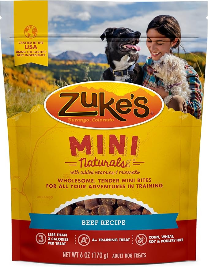 Zuke's Mini Naturals Adult Dog Training Treats with Vitamins & Minerals, A+ Training Treats for A... | Amazon (US)