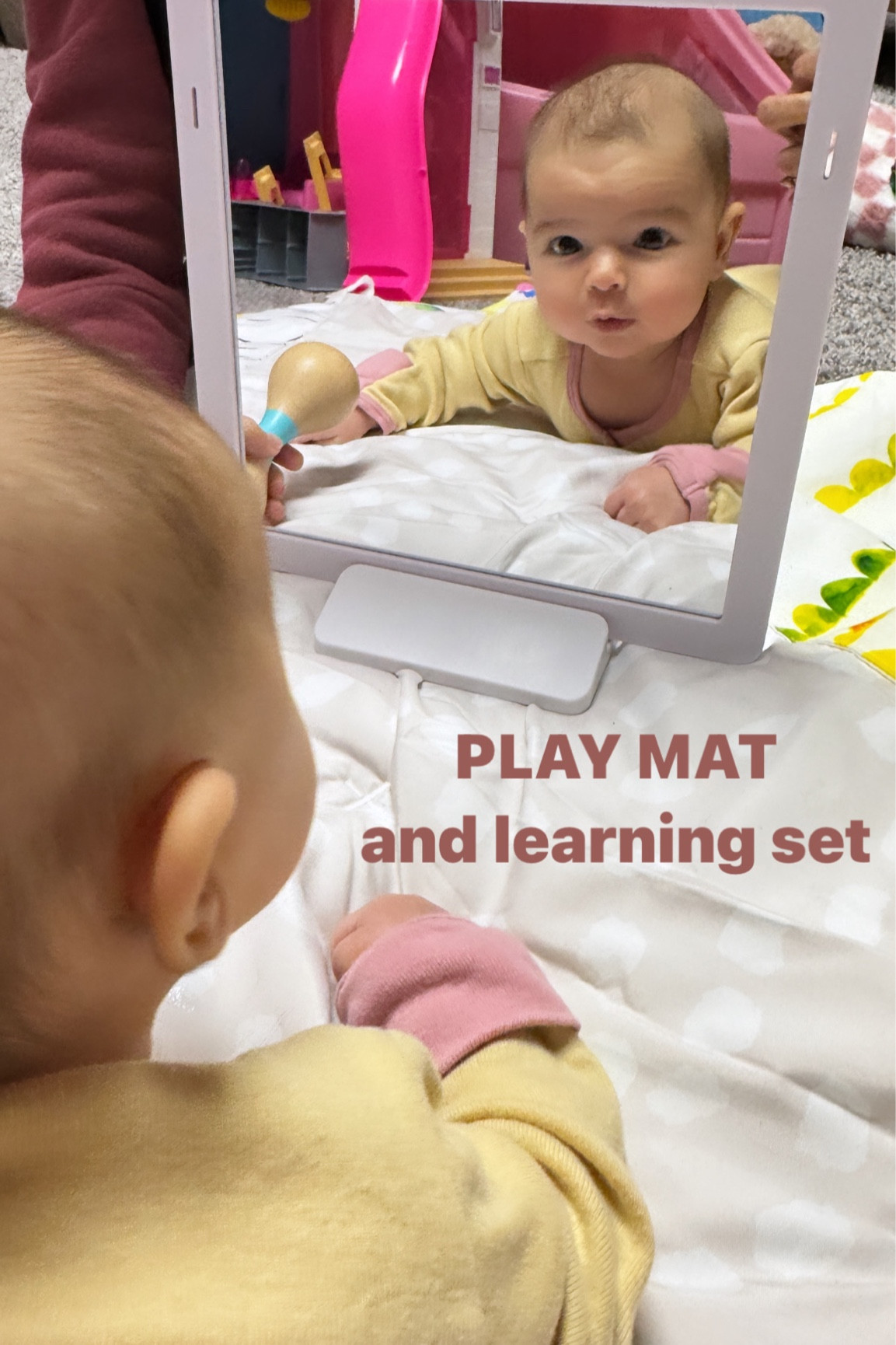 Play mat and age appropriate toys! They come in a subscription box for easy and fun learning for baby 🫶🏼 Ruby is currently using “the charmer"

#LTKbaby #LTKfamily #LTKbump
