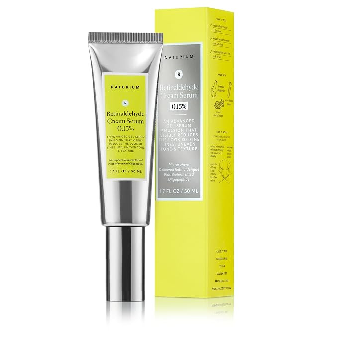Naturium Retinaldehyde Cream Serum 0.15%, Advanced Anti-Aging & Smoothing Potent Face & Skin Care... | Amazon (US)