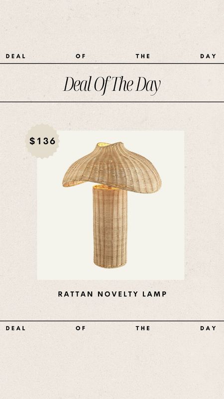 Deal of the Day - Wicker/Rattan Lamp // under $140!!

lamp, unique lamp, rattan lamp, wicker lamp, table lamp, wayfair finds, wayfair lamp, wayfair favorites, woven lamp, mushroom lamp, affordable home finds, affordable home favorites, budget friendly home finds 

#LTKHome