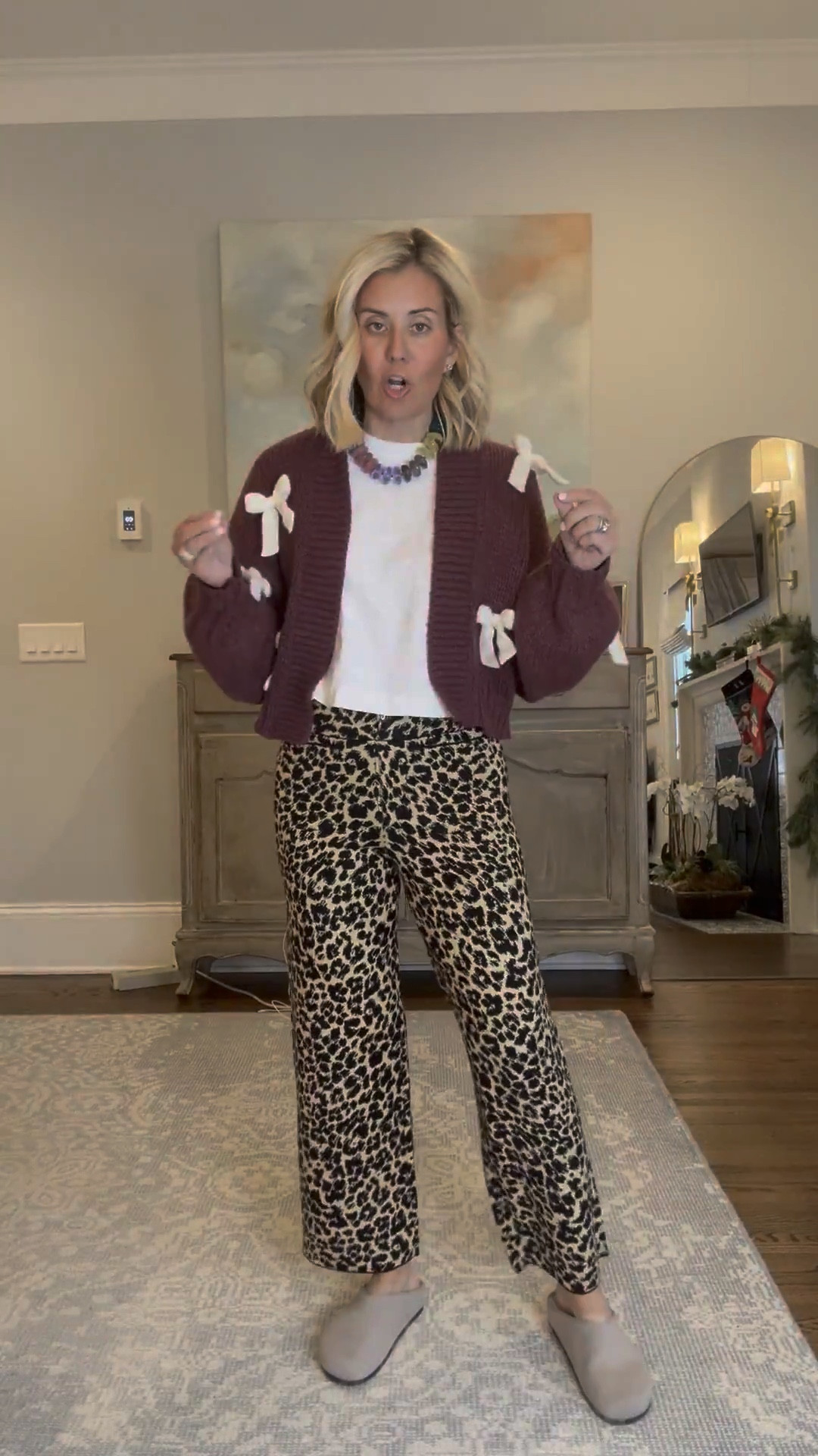 If this look doesn’t scream mix and match madness I don’t know what does! I’m obsessed! 

Wearing size OS sweater, XS tshirt, XS Colettes (size down because they stretch), 7 shoe (size down a full size in Rothy’s)

#anthropartner @anthropologie 



#LTKmomlife #LTKootd #LTKOver40