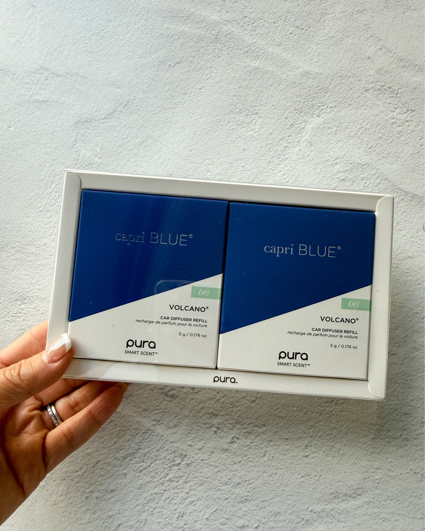 I have Pura's all over our house and have recently added the car diffuser to the rotation.  ThisCapri Blue 4-Pack Volcano Car Refill  is a great saving at only $52 (reg $80)

#LTKmomlife #LTKHome #LTKTravel