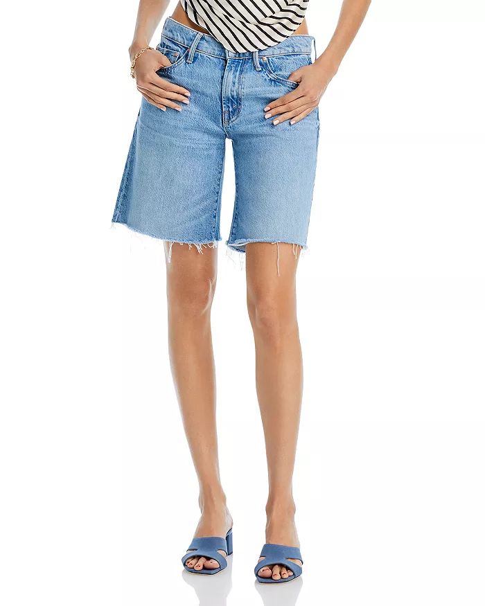 The Low Down Undercover Frayed Denim Shorts in Material Girl | Bloomingdale's (US)
