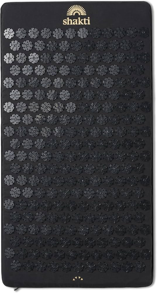 ShaktiMat Premium Acupressure Mat, Level 2 Intensity in Shakti Black, Massage Muscles, Aid Sleep ... | Amazon (US)
