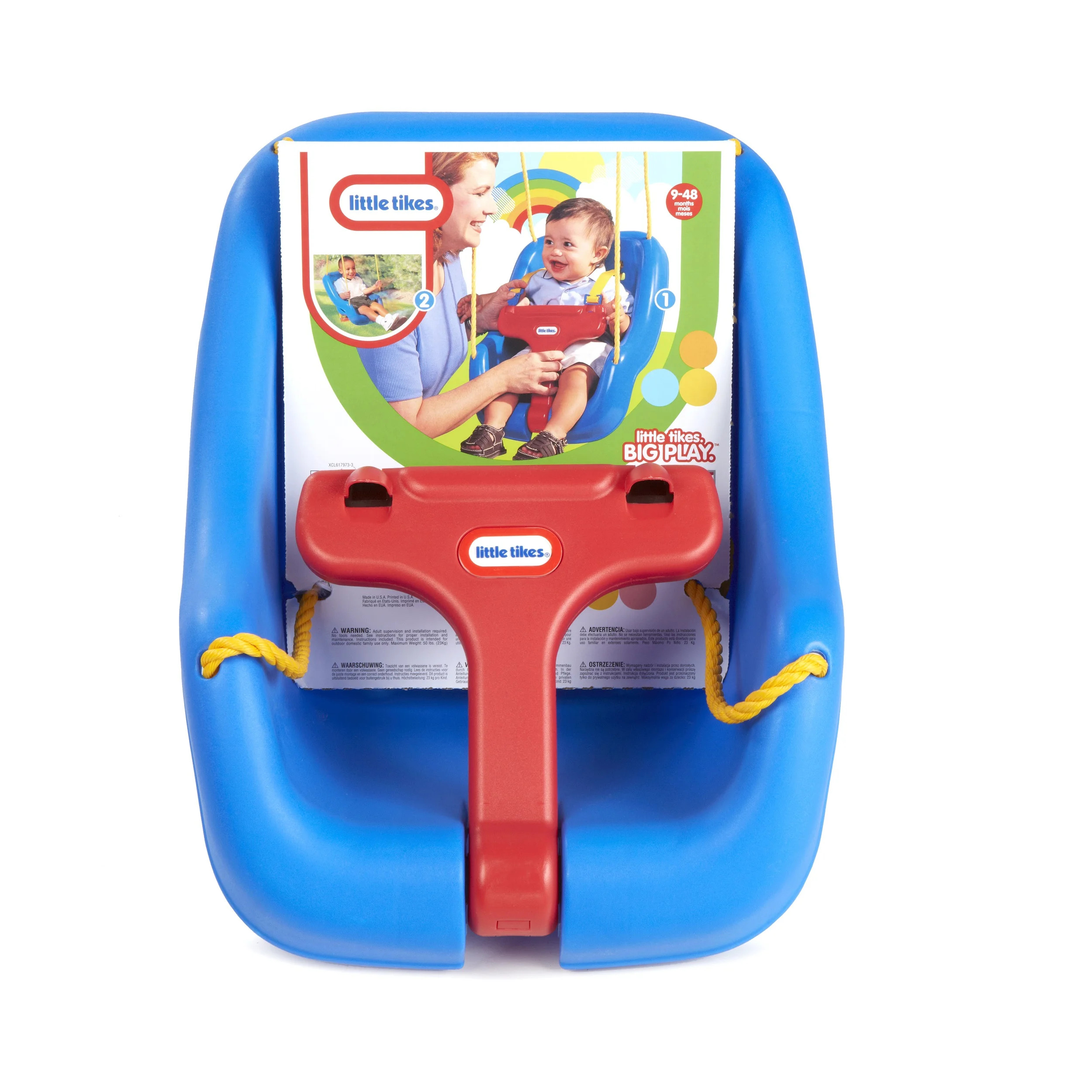 Little Tikes 2-In-1 Snug And Secure Swing - Blue - Walmart.com | Walmart (US)